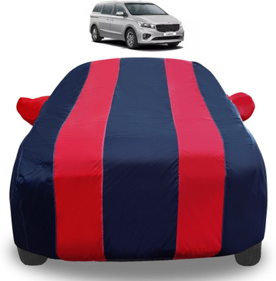 Auto Hub Car Cover For Kia Carnival (With Mirror Pockets)(Red)