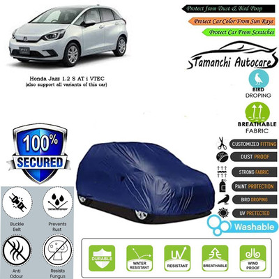 Tamanchi Autocare Car Cover For Honda Jazz 1.2 S AT i VTEC(Blue)