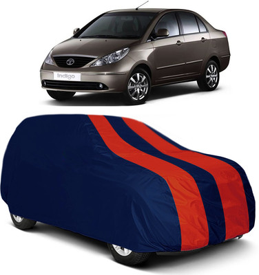 MoTRoX Car Cover For Tata Indigo eCS (Without Mirror Pockets)(Red, Blue)