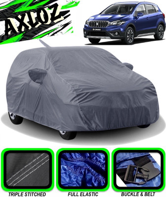 AXLOZ Car Cover For Maruti Suzuki S-Cross (With Mirror Pockets)(Grey)