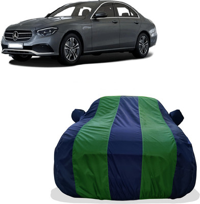 Tricway Car Cover For Mercedes Benz E-Class Exclusive E 200 Petrol (With Mirror Pockets)(Green)