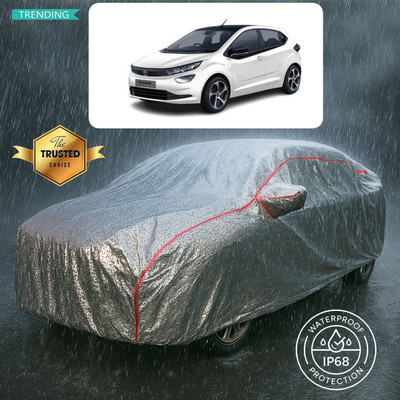 PAGORA Car Cover For Tata Altroz XZ Petrol (With Mirror Pockets)(Silver)