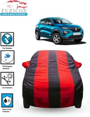 FRONCH Car Cover For Renault Kwid (With Mirror Pockets)(Red, Blue)