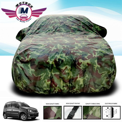 MoTRoX Car Cover For Mahindra Quanto (Without Mirror Pockets)(Green)