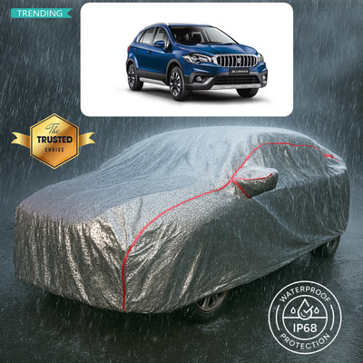 PAGORA Car Cover For Maruti S-Cross (With Mirror Pockets)(Silver)