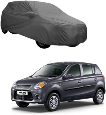 Auto Oprema Car Cover For Maruti Suzuki Alto, Alto 800, Alto 800 LXI Petrol (With Mirror Pockets)(Grey)