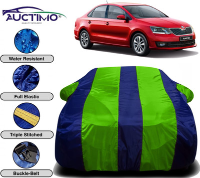 AUCTIMO Car Cover For Skoda Rapid (With Mirror Pockets)(Multicolor)