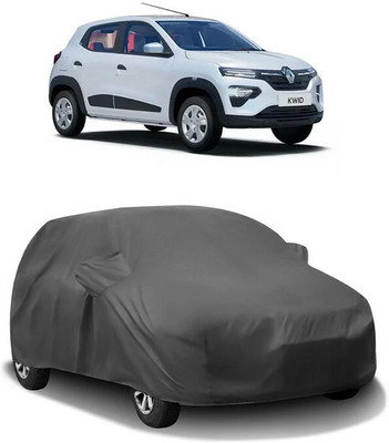 HMS Car Cover For Renault Kwid (With Mirror Pockets)(Grey)