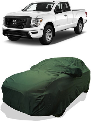 Coxtor Car Cover For Nissan Titan (With Mirror Pockets)(Green)