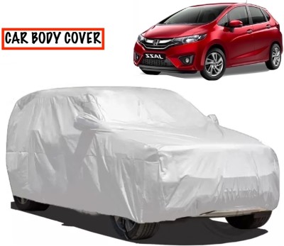 V VINTON Car Cover For Honda Jazz (With Mirror Pockets)(Silver)