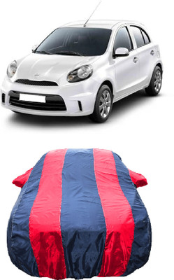 Wegather Car Cover For Nissan Micra Active XL (With Mirror Pockets)(Red)
