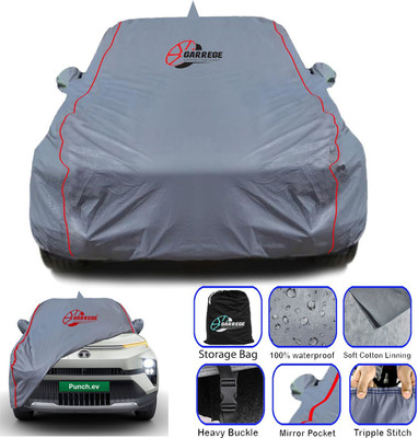 GARREGE Car Cover For Tata Punch EV, Punch EV (With Mirror Pockets)(Grey, For 2024, 2025 Models)