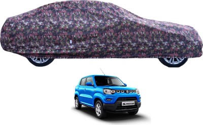 MOCKHE Car Cover For Maruti Suzuki S-Presso (With Mirror Pockets)(Green)