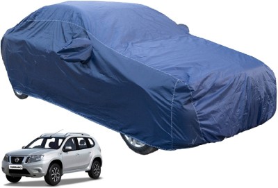 Auto Hub Car Cover For Nissan Terrano (Without Mirror Pockets)(Blue)
