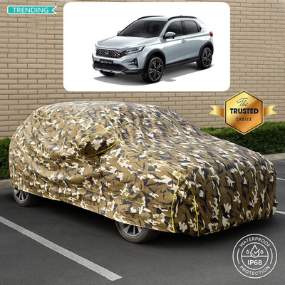 CODOKI Car Cover For Honda WR-V (With Mirror Pockets)(Yellow, Multicolor)