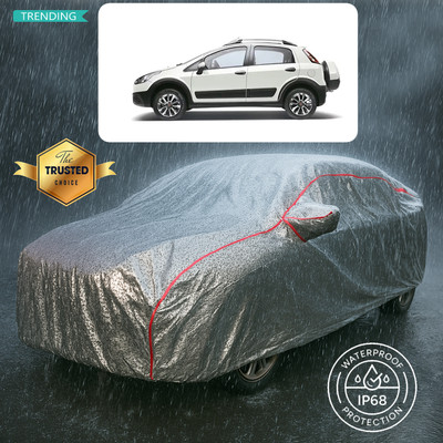 CODOKI Car Cover For Fiat Avventura (With Mirror Pockets)(Silver)