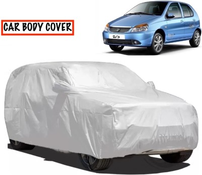 XOCAVO Car Cover For Tata Indica V2 (With Mirror Pockets)(Silver)