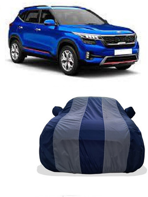 Tricway Car Cover For Kia Seltos HTX 1.5 Diesel (With Mirror Pockets)(Multicolor)