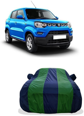 Tricway Car Cover For Maruti Suzuki S-Presso VXI Plus AT Petrol (With Mirror Pockets)(Green)