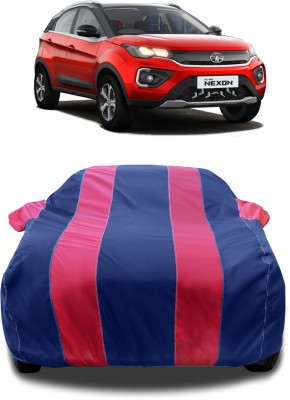 Duffel Car Cover For Tata Nexon, Nexon EV (With Mirror Pockets)(Red)