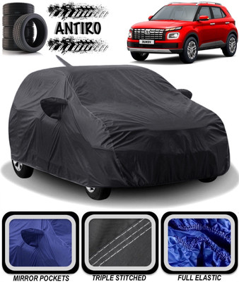 ANTIRO Car Cover For Hyundai Venue (With Mirror Pockets)(Multicolor)