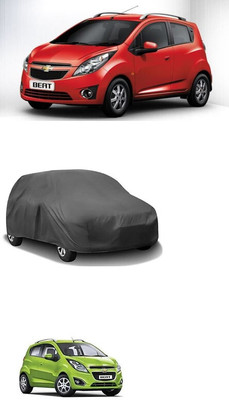 ATBROTHERS Car Cover For Chevrolet Beat (Without Mirror Pockets)(Grey)