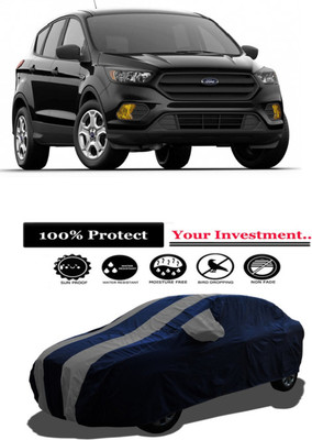 Amexride Car Cover For Ford Escape S (With Mirror Pockets)(Grey)
