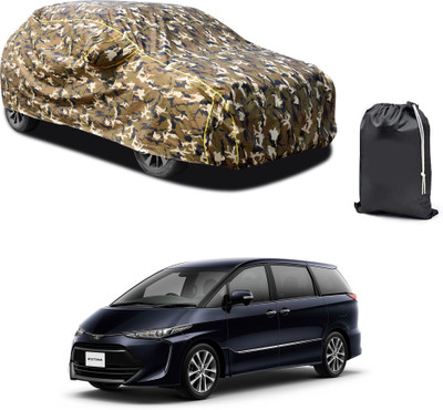 PAGORA Car Cover For Toyota Estima (With Mirror Pockets)(Yellow, For 2019, 2020, 2021, 2022, 2023 Models)