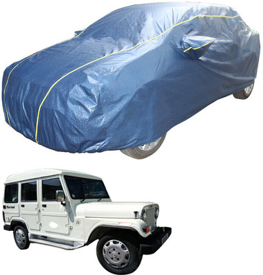 SS FOR YOUR SMART NEEDS Car Cover For Mahindra Marshal (With Mirror Pockets)(Blue)