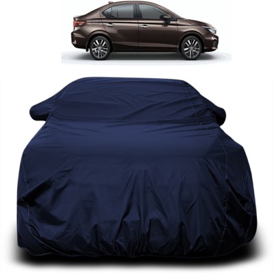 HOLME'S Car Cover For Honda City, City 1.3i, City 1.5i Zx, City EX, City Facelift, City i DTec E, City i DTec S (With Mirror Pockets)(Blue)