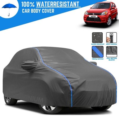 Delphinium Car Cover For Maruti Suzuki Alto K10, Alto K10 0.8L 12C, Alto K10 LX, Alto K10 VXI, Alto K10 LXI (With Mirror Pockets)(Grey, Blue, For 2010, 2011, 2012, 2013, 2014, 2015, 2016, 2017, 2018, 2019, 2020, 2021, 2022, 2023, 2024 Models)