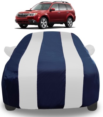 Auto Hub Car Cover For Ford Forester (With Mirror Pockets)(Silver)