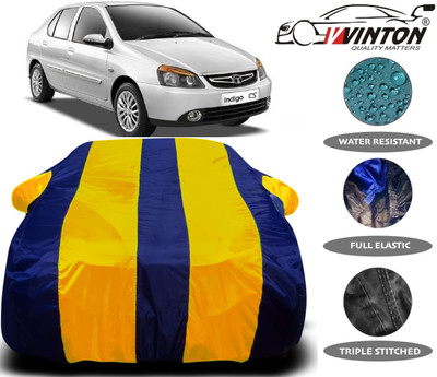 V VINTON Car Cover For Tata Indigo CS (With Mirror Pockets)(Multicolor)