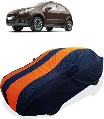 QLAX Car Cover For Hyundai Avventura Power Up 1.3 Active Diesel (With Mirror Pockets)(Orange)