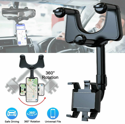 LOVMOTO Car Mobile Holder for AC Vent, Dashboard, Windshield(Black)
