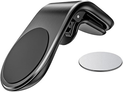 RHONNIUM Car Mobile Holder for AC Vent(Black)