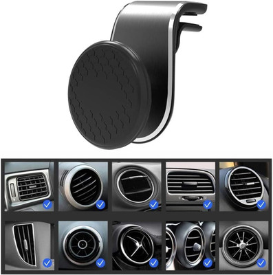 RHONNIUM Car Mobile Holder for AC Vent(Black)