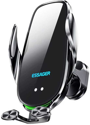 ESSAGER Car Mobile Holder for AC Vent(Black)