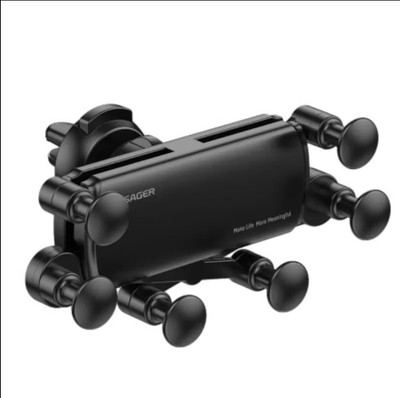 ESSAGER Car Mobile Holder for AC Vent(Black)