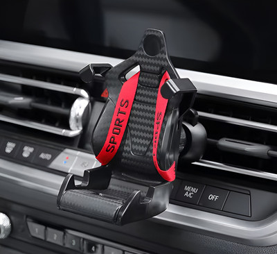 Swan Global Car Mobile Holder for AC Vent, Dashboard, Windshield(Red, Black)