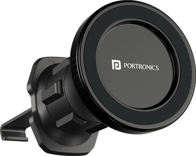 Portronics Car Mobile Holder for AC Vent(Black)