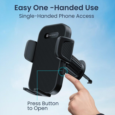 Portronics Car Mobile Holder for AC Vent(Black)