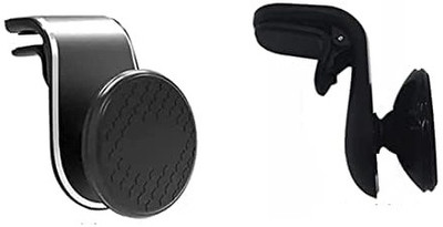 RHONNIUM Car Mobile Holder for AC Vent(Black)