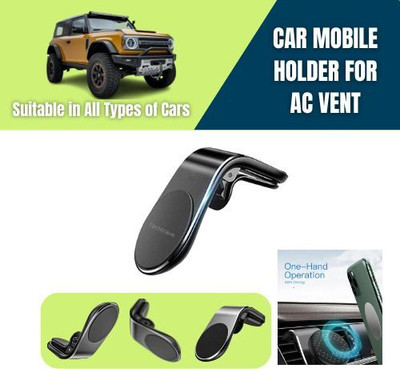 TechTrave Car Mobile Holder for AC Vent(Black)