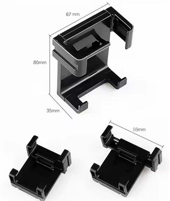 DeoDap Car Mobile Holder for AC Vent(Black)