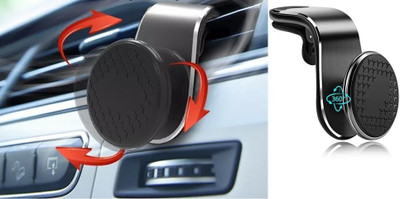 Rajcellpoint Car Mobile Holder for AC Vent(Black)