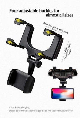 aavomaa Car Mobile Holder for Anti-slip, Dashboard, Windshield(Multicolor)