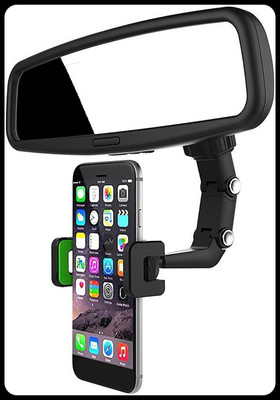 BITWEAVE Car Mobile Holder for Anti-slip, Clip(Black, Green)