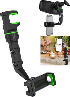 aavomaa Car Mobile Holder for Anti-slip, Clip(Black, Green)