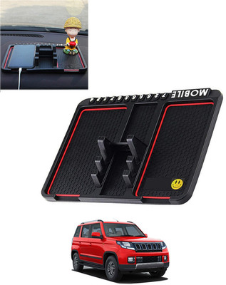MATIES Rubber Standard Mat For  Mahindra TUV 300(Black)